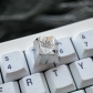 1U Titanium Alloy Artisan Keycaps Precision Pointillism for Mechanical Keyboard -Dragon Ball Vegeta / Goku